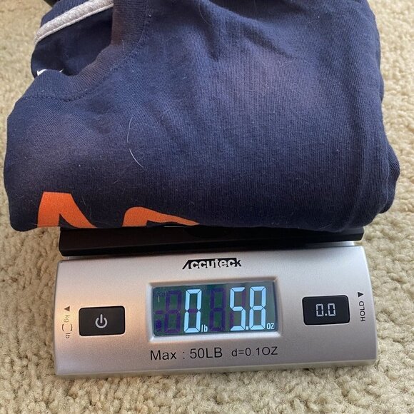 NFL Nike Womens Chicago Bears T Shirt Size S Football Navy Orange Team Apparel - Picture 8 of 8